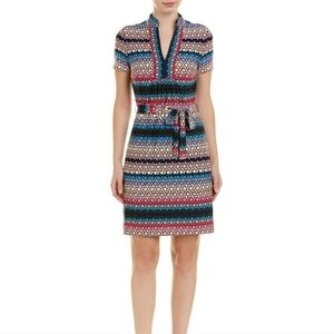 Trina Turk Joni Geo Print‎ Stained Glass Dress